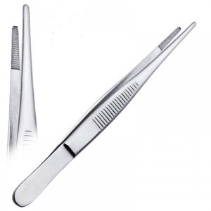 Tissue and Dressing Forceps Serrated Jaws 14 cm
