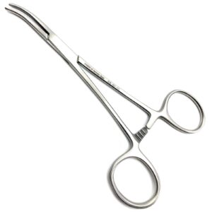 5 Pcs Dandy Mosquito Hemostatic Forceps Curved 14 cm