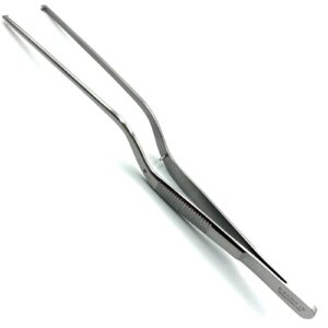 Cushing Taylor Bayonet Forceps w/ 1 x 2 Teeth 20 cm