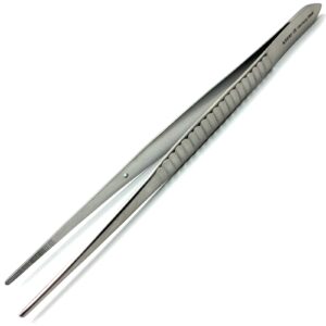 Waugh Tissue & Dissecting Forceps w/ Serrated Blades 18 cm