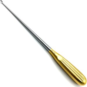 Spratt Brun Bone Curette Curved 26 cm Fig. 000