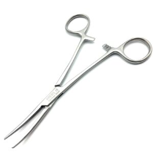 2 Pcs Crile Rankin Hemostatic Forceps Curved & Straight 14 cm