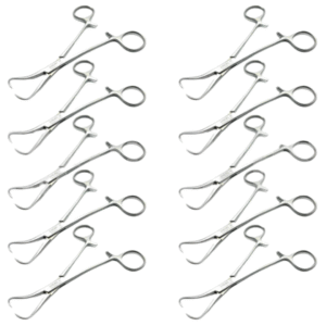 Backhaus Towel Clamp 13 cm (Set of 10)
