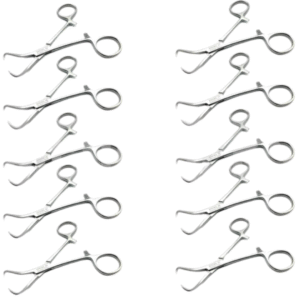 Backhaus Towel Clamp 11 cm (Set of 10)