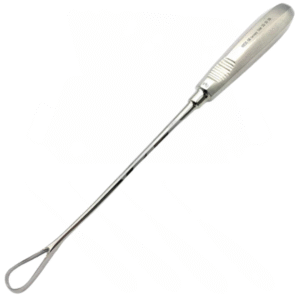 Recamier Uterine Curette Sharp - Rigid 16.5 mm Jaw - 30 cm Fig. 6