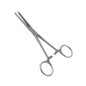 Kocher Hemostatic Forceps Straight Serrated Jaws 1 x 2 Teeth 22 cm