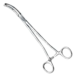 Heaney Uterine Forceps Curved 22 cm O.R Grade German Steel